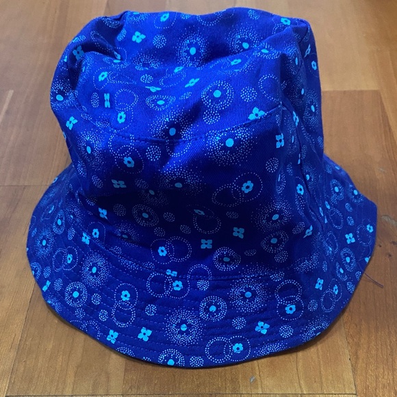 Blue Patterned Bucket Hat - Picture 1 of 1